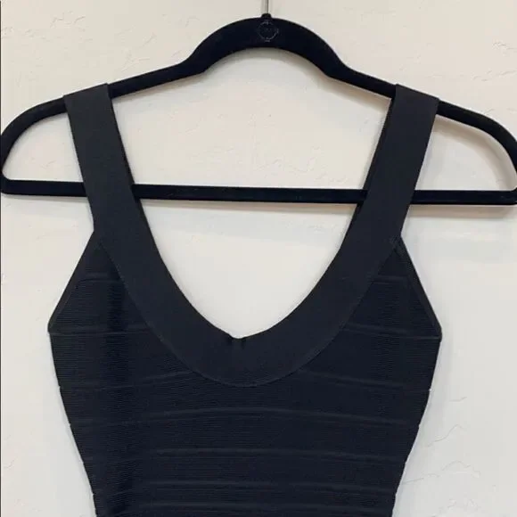 Herve Leger Black Dress - Picture 4 of 7